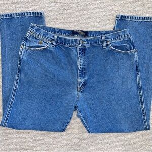 Vtg Wrangler George Strait Original
Cowboy Cut Jeans Mens Blue Western 42x32
